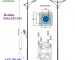 Giá Cột Đèn Chiếu Sáng Cao Áp 5m, 6m, 7m